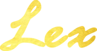 lex media with gold sheen